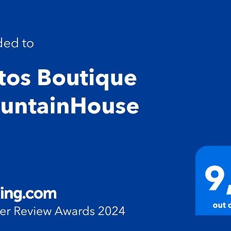 Elatos Boutique Mountainhouse Vila Karpenísion Exterior foto
