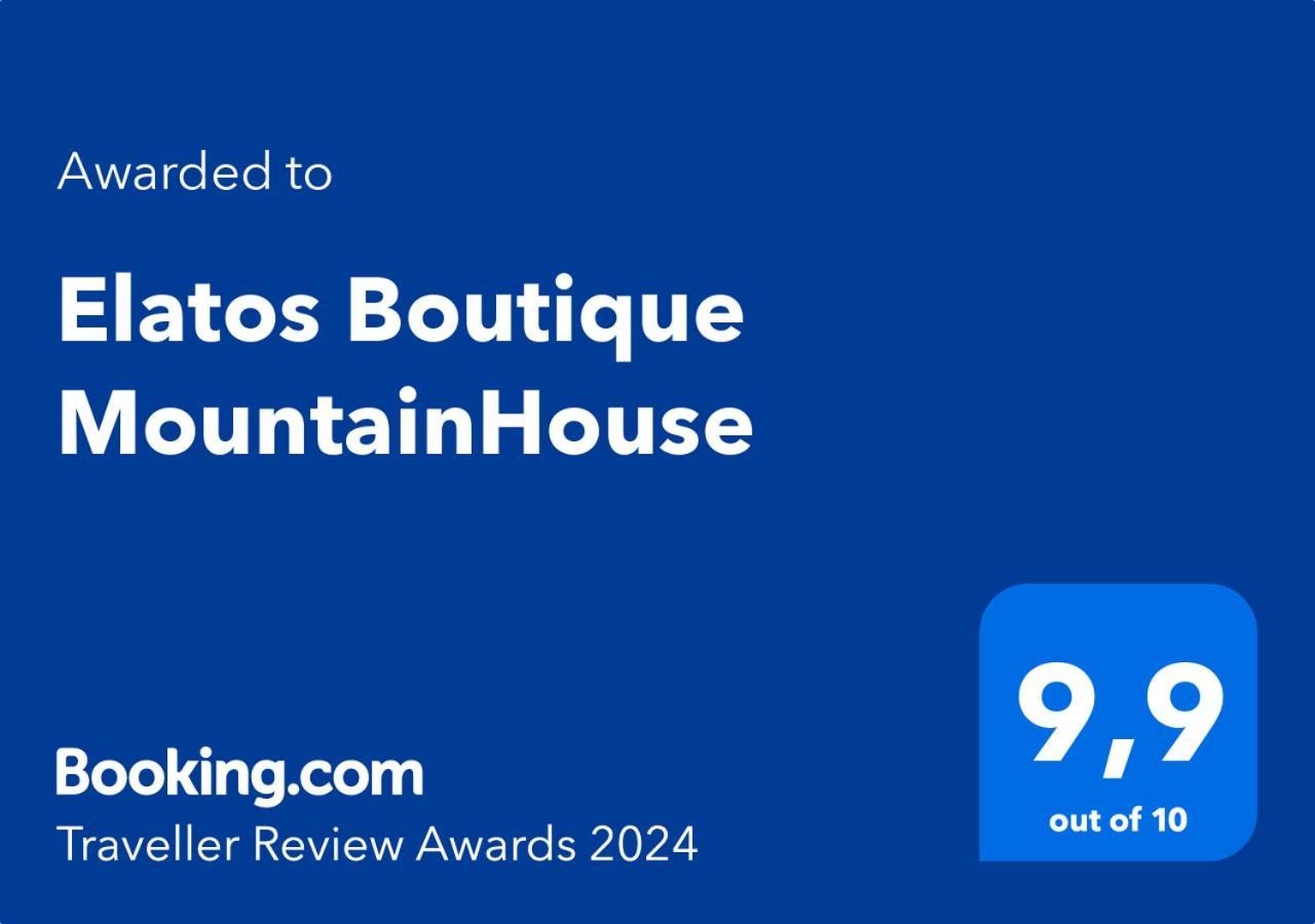 Elatos Boutique Mountainhouse Vila Karpenísion Exterior foto